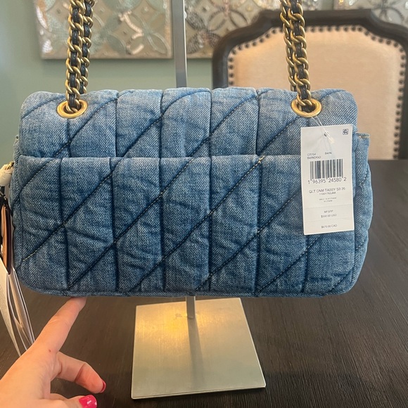NWT Coach Quilted Denim Tabby 26 - Picture 10 of 16